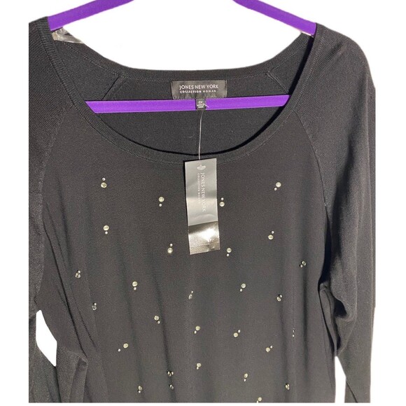 NWT 0X Black Sweater, Jones New York Woman - Picture 4 of 5